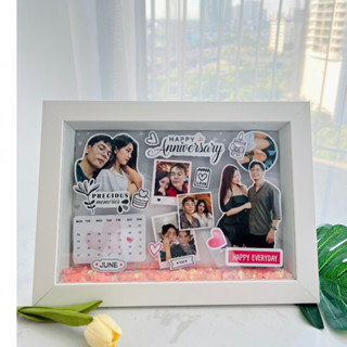 Khung Ảnh 3D Handmade  Đầy Đủ Phụ Kiện Làm Quà Tặng Sinh Nhật, Kỉ Niệm Ngày Yêu, Quà Tặng 20/10