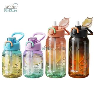 Bình nước nhựa tritan 700ml/1000ml có quai xách tiện lợi bình nước thể thao ST- 6296 / ST- 6297 P3H Store