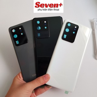 Nắp lưng kính samsung s20 ultra có cụm camera, ron keo, màu đẹp