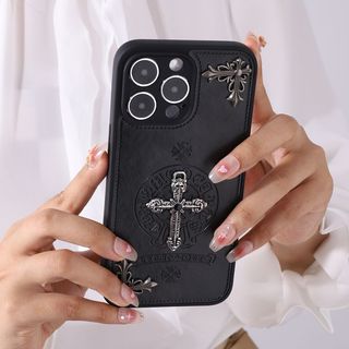 Ốp lưng da iPhone Chrome Hearts