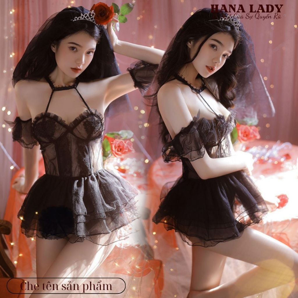 Váy Ngủ Cosplay Cô Dâu , Đồ Ngủ Nữ Hoá Trang Nàng Thơ CP206 | BigBuy360 - bigbuy360.vn
