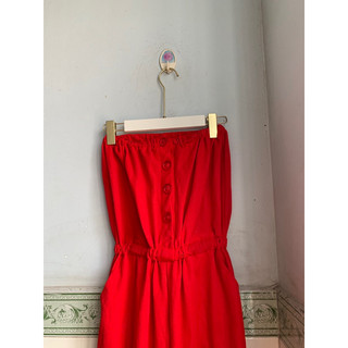 pass jumpsuit ống cúp ngực 2hand