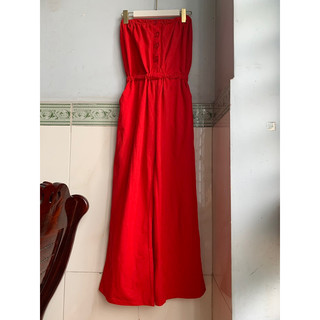 pass jumpsuit ống cúp ngực 2hand