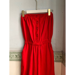 pass jumpsuit ống cúp ngực 2hand