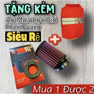 combo lọc trụ tẩm dầu sẵn lọc gió sprayking kèm áo mưa