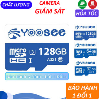 Thẻ nhớ yoosee 128gb /64gb /32gb, chuyên dụng cho camera, điện thoại, loa, đài - thẻ nhớ camera yoosee 128gb /64gb /32gb