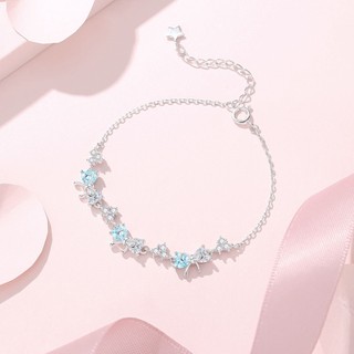 Vòng tay bạc Lys Crystal Bow Silver Bracelet Silver 2255BE