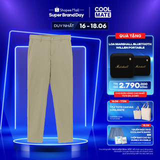  Quần dài nam Kaki Excool co giãn đàn hồi thương hiệu Coolmate