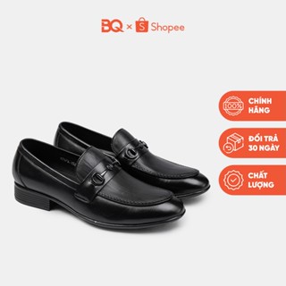  Giày tây nam màu đen da bò trẻ trung lịch lãm BQ GT 152 