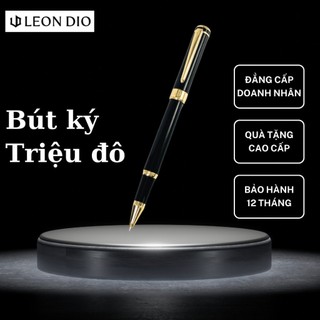 ĐỘC QUYỀN - Bút Ký Tên Cao Cấp Leon Dio Le Noble Starry Night - Đen - Ngòi Bút 0.5mm, Vỏ Kim Loại Màu Đen