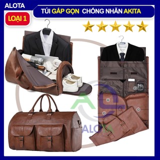 Túi xách du lịch có ngăn đựng vest AKITA T14 da PU Siimili tráng Polyurethalen chống thấm nước túi du lịch gấp gọn ALOTA