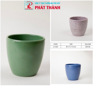Ly nhám cao, lùn nhựa melamine cao cấp Fataco, màu mới