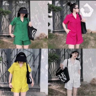 Bộ đũi tơ cộc đùi cổ đức 2 túi (Mã B207) - Shop Hằng Dương