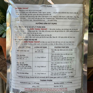 Nấm Trichoderma COMPOST(1kg) - Trichoderma Điền Trang (1kg) Chuyên Dùng Ủ Phân Hữu Cơ