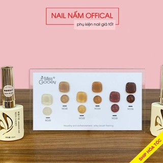 Set sơn thạch 6 màu Miss Gooey số 6 tặng kèm bảng màu
