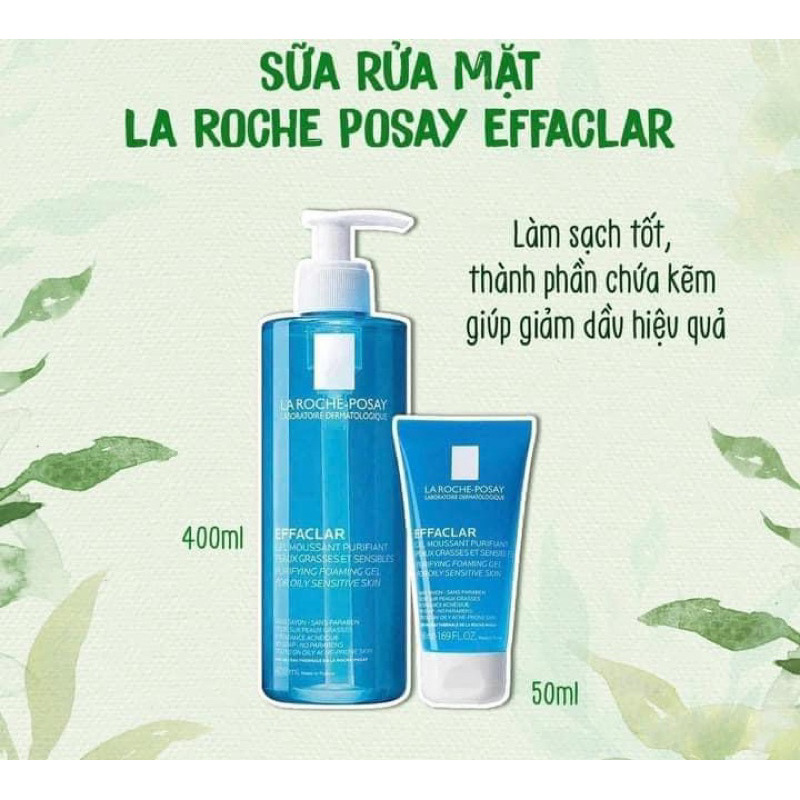 sữa rửa mặt laroche posay 400ml