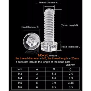 Ốc vít mica M6, Đai ốc mica M6