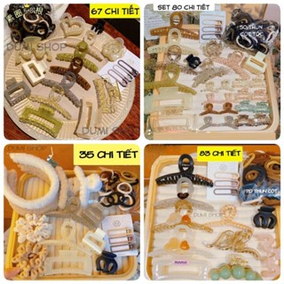 Set Kẹp Tóc Ngoạm Càng Cua 35, 67, 80, 83 Chi Tiết Dumi Shop