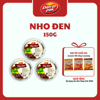Nho đen nhập khẩu ăn vặt 150g Dan D Pak