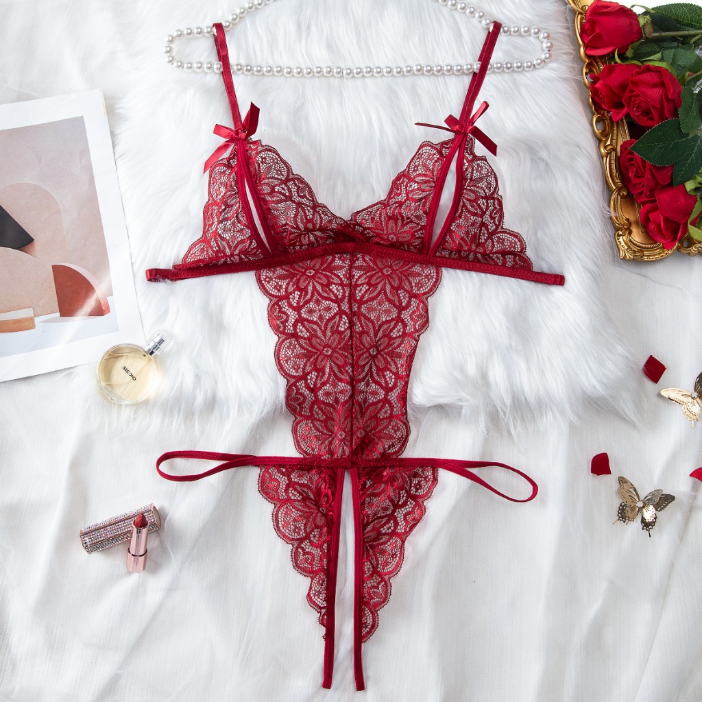 Đồ Ngủ Bodysuit Ren Sexy Xuyên Thấu Hở Đáy, Đồ Lót Liền Thân Gợi Cảm Sexy Quyến Rũ - LALA HONEY | BigBuy360 - bigbuy360.vn