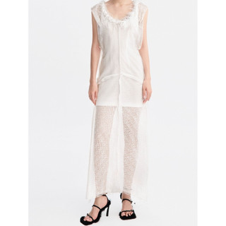 MustHave_Váy Lưới Tua Rua Màu Trắng EF38