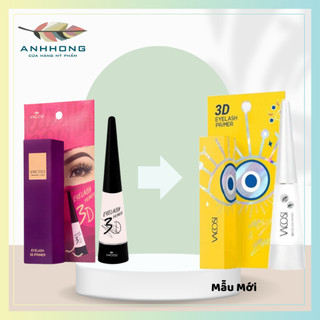 Keo Dán Mi VACOSI Eyelash 3D Primer - Trong Suốt, Không Trôi - Chai 8mL Kèm Cọ