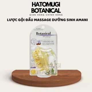 Lược gội đầu dưỡng sinh AMANI Nhật Bản có tinh dầu hạt lạnh giúp thư giãn và tăng tuần hoàn máu da