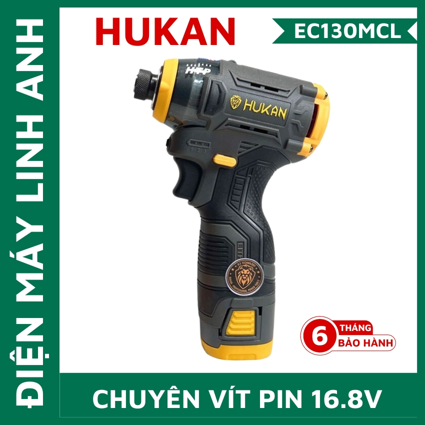 Thân máy chuyên vít búa 4Cell  HUKAN EC130MCL, hàng chính hãng giá rẻ, Điện máy Linh Anh