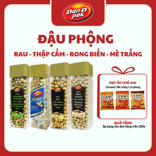 Đậu phộng thập cẩm, rong biển, mè trắng, mù tạt, vị rau 500g, 600g, 650g dan d pak