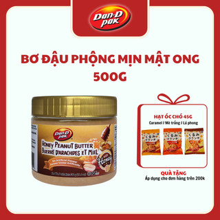 Bơ đậu phộng mịn vị mật ong 500g dan d pak