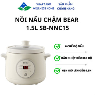 Nồi nấu chậm Bear 1.5L SB-NNC15 - Bảo hành 18 tháng