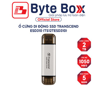 Ổ cứng di động SSD Transcend ESD310 256GB / 512GB / 1TB / 2TB 1050MB/s - Bảo hành 5 năm