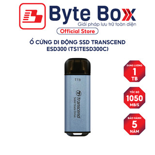 Ổ cứng di động ssd transcend esd300 512gb / 1tb 1050mb/s - bảo hành 5 năm