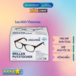 Giấy lau kính Visiomax hộp 52 tờ làm sạch bảo vệ kính