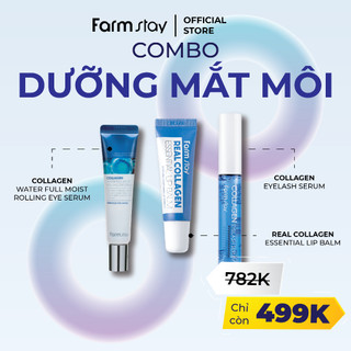  THANH LĂN GIẢM BỌNG MẮT + SON DƯỠNG + MASCARA DƯỠNG DÀI MI FARMSTAY