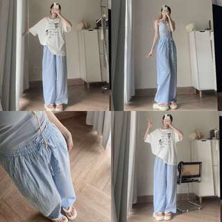 Quần vải dài caro nữ chất vải thô hoạ tiết dệt PYSAM 3081 - Jemcloset