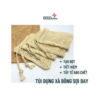 Túi Lưới Đựng Xà Bông Tạo Bọt DEGO - Tẩy Tế Bào Chết
