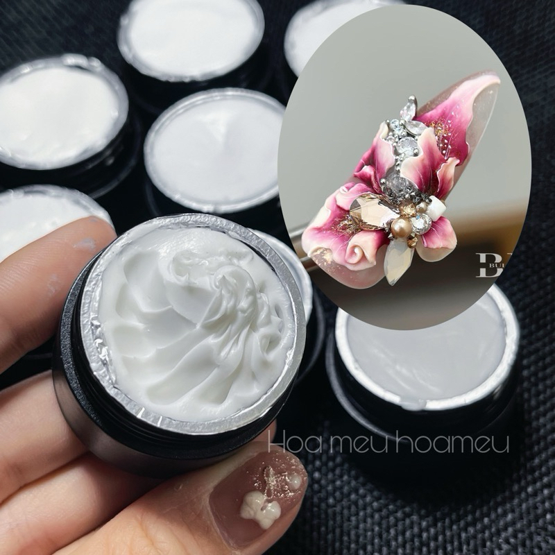 GEL NẶN HOA TRẮNG SIÊU DẺO