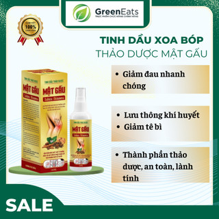 Dầu thảo dược xoa bóp giảm đau cơ, xương khớp, đau đầu, đau mỏi vai gáy chai 100 ml