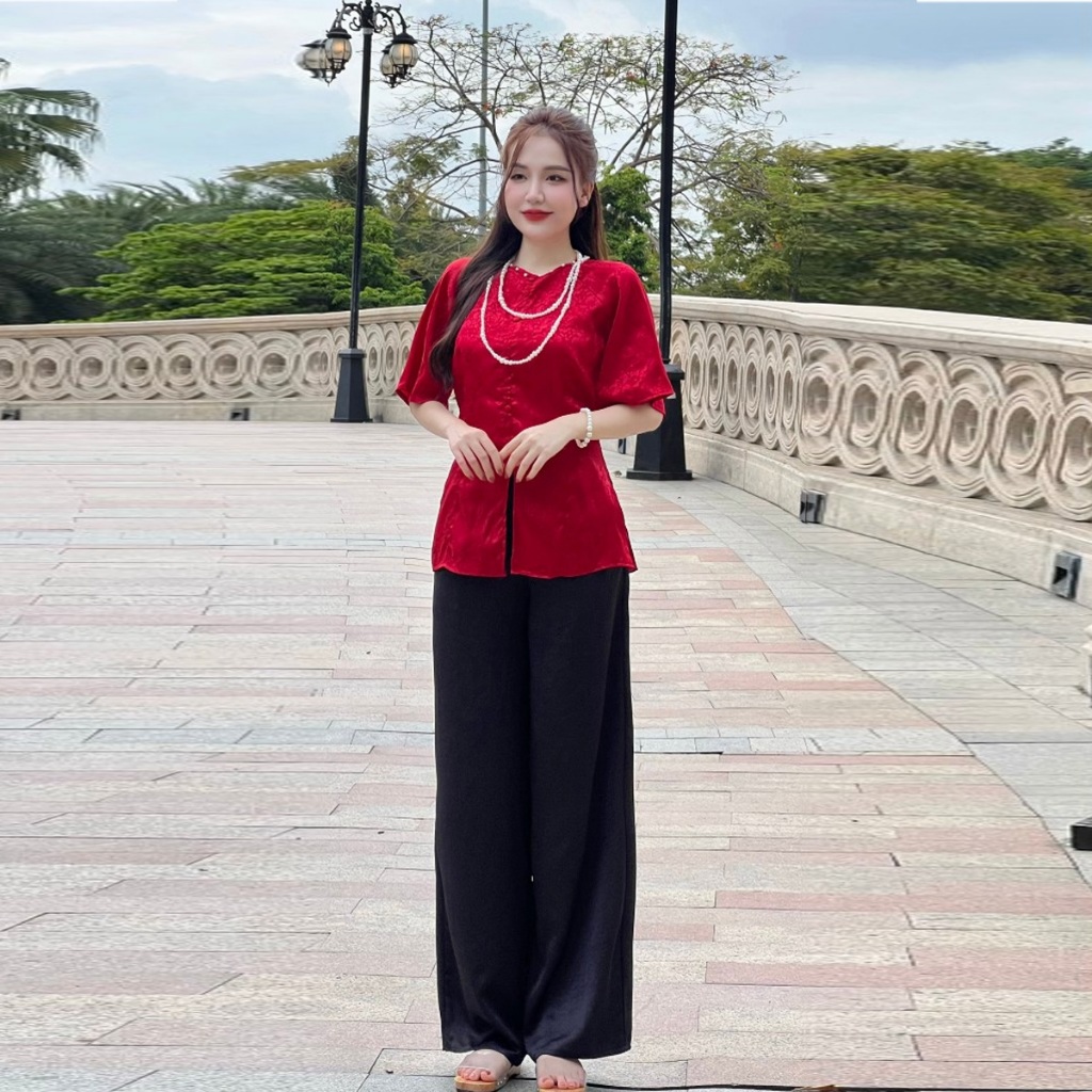 Bộ bà ba đồ bà ba nữ miền tây set đồ bà ba bigsize đồ bà ba nữ kiểu áo bà ba cách tân -cn106