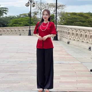 Bộ bà ba đồ bà ba nữ miền tây set đồ bà ba bigsize đồ bà ba nữ kiểu áo bà ba cách tân -cn200