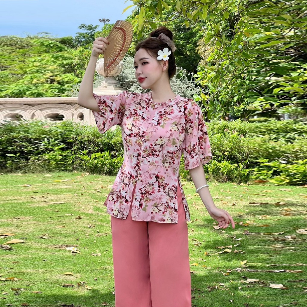 Đồ bộ bà ba đồ bà ba nữ miền tây áo bà ba nữ set bà ba áo bà ba -cn201