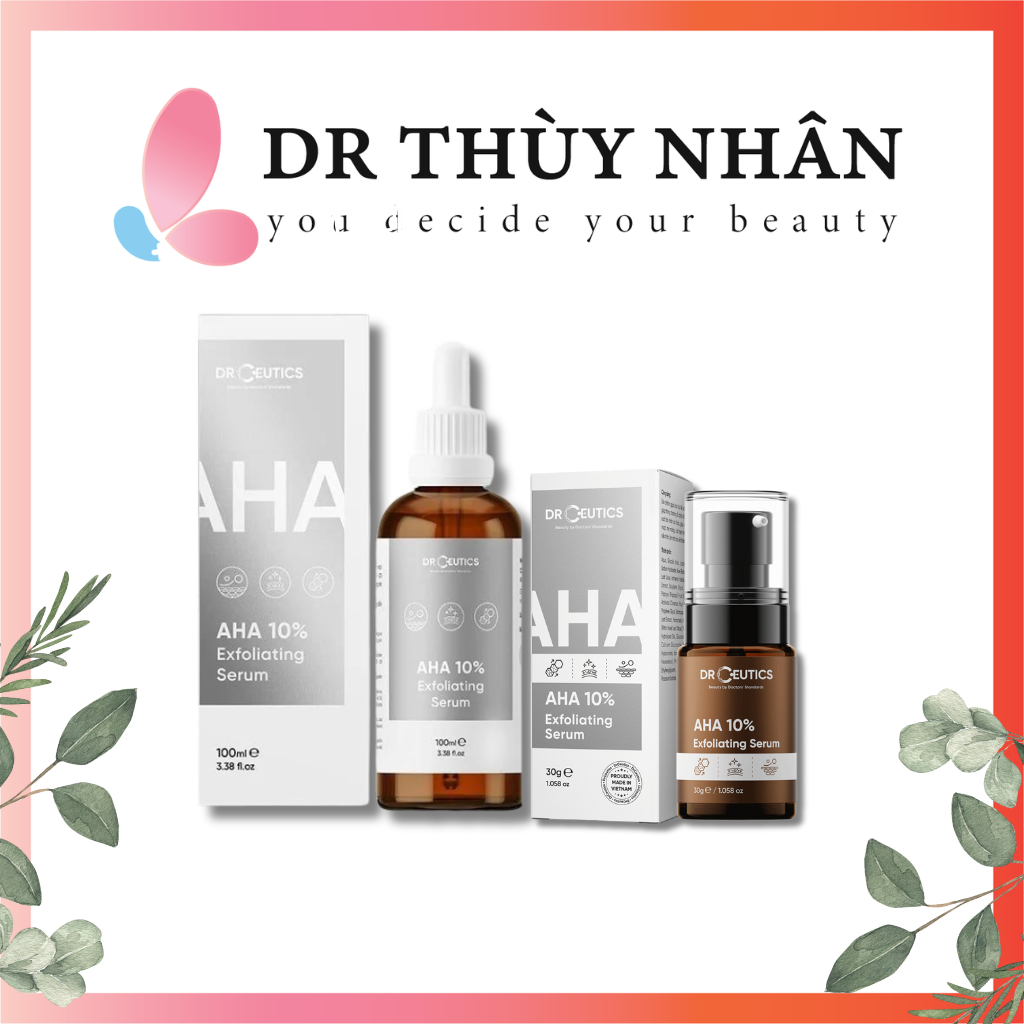 Dung dịch tẩy da chết AHA 10% Exfoliating Serum DrCeutics