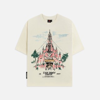Áo thun needs of wisdom tan dinh church tee - cream - local brand chính hãng