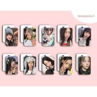 Set 8 card bo góc newjeans - hanni danielle minji haerin hyein