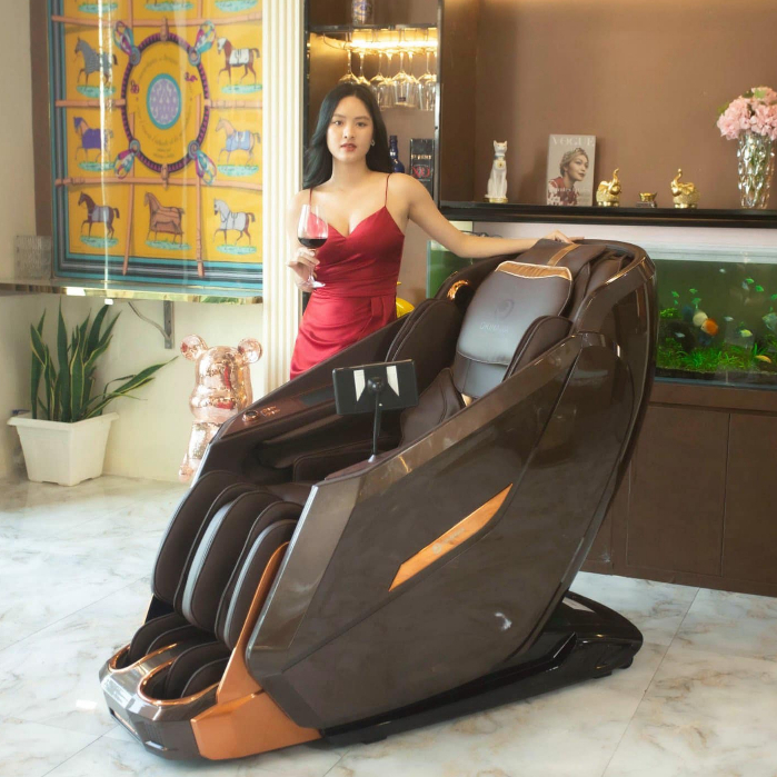 [CHÍNH HÃNG] [FREESHIP + QUÀ TẶNG  ] Ghế massage toàn thân cao cấp Okinawa S- 802 cao cấp
