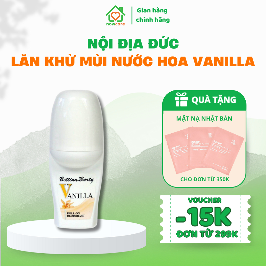 Lăn khử mùi nước hoa Vanilla Đức chai 50ml