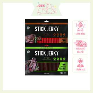 Bánh thưởng cho chó thịt que bowwow stick jery - gói 500gr