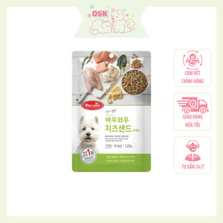 Bánh thưởng cho chó sandwich hỗn hợp bowwow - gói 120gr