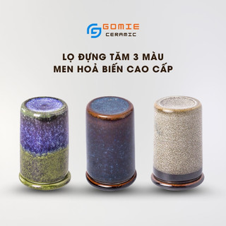 Lọ đựng tăm - ống đựng tăm - lọ tăm - gốm sứ cao cấp bát tràng